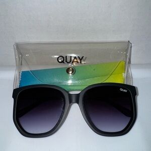 Quay Australia Coffee Run Black Sunglasses